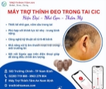 Máy trợ thính đeo trong tai thẩm mỹ cic