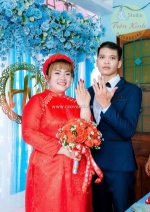 Một buổi lễ hoàn hảo với áo dài nhà tròn xinh