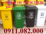 Nơi bán thùng rác giá rẻ ưu đãi khuyến mãi- thùng rác 120 lít 240 lít 660 lít- lh 0911082000