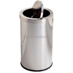 Thùng rác inox nắp lật xoay  giải pháp tiện lợi cho văn phòng vx