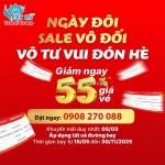 Ưu đãi ngày đôi 5/5 vietjet sale vô đối