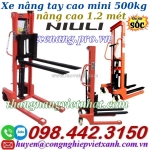 Xe nâng cao mini 500kg nâng cao 1200mm a0.5t/1.2m – niuli