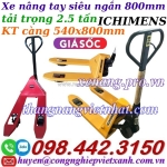 Xe nâng tay siêu ngắn 800mm xt540-800-2.5t ichimens