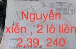 2 lô đất đường nguyễn xiển, khuê mỹ, nhsơn, đ nẵng, 210m2/13,x  tỷ