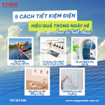 5 cách tiết kiệm điện hiệu quả trong ngày hè