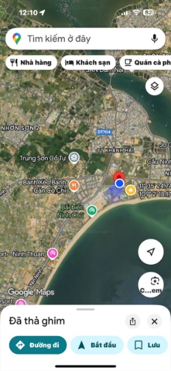 700m2 đất biển ninh thuận    -  mặt tiền đường an dương vương – ninh hải - ninh thuận