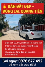 Bán gấp lô đất 50m ô tô nằm ngủ trong nhà-full thổ cư-sổ sẵn sang tên tại đông