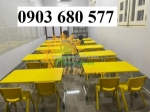 Bàn ghế nhựa trẻ em dành cho trường lớp mầm non, mẫu giáo