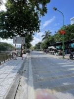 Bán nhà giá 6x tỷ - lô góc: 1 mặt sông sét, 1 mặt đường mới mở quận ủy, 2 vỉa