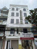 Bán nhà mặt tiền 1 trệt 4 lầu 8x16m giá 35 tỷ đường nguyễn cửu đàm