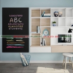 Bảng đen viết phấn dán tường