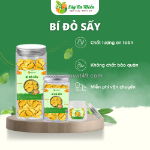 Bí đỏ sấy, cà rốt sấy giòn ngọt tự nhiên