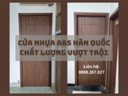 Cửa nhựa abs hàn quốc: chất lượng vượt trội