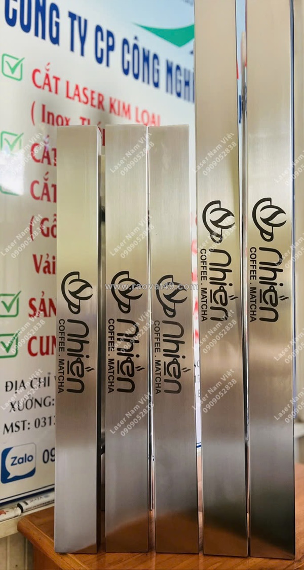 Cung cấp – khắc laser tay nắm cửa inox - bền đẹp mãi mãi - giao hàng toàn quốc