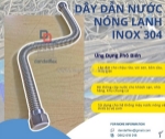 Dây dẫn nước, dây cấp nước inox chịu nhiệt, ống mềm cho máy nóng lạnh, dây cấp nước inox 304