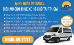 Dich vụ cho thuê xe 16 chỗ tại tphcm - minh quân vi travel