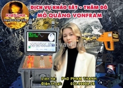 Dịch vụ khảo sát, thăm dò mỏ quặng vonfram -tungsten ore mine exploration and survey services