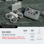 Dji mini 4k neo combo – chiếc flycam nhỏ gọn, mạnh mẽ, chất lượng 4k!