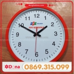 Đồng hồ in logo fpt – mẫu quà tặng thương hiệu ý nghĩa & sang trọng