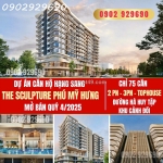 Dự án the sculpture phú mỹ hưng - chỉ 75 căn trên mặt tiền đường hà huy tập phú