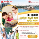 Du học úc ngành giáo viên mầm non – ngành hot đang có mức lương tăng đột phá