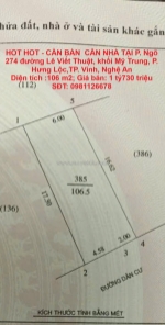 Hot hot - cần bán  căn nhà tại p. hưng lộc,tp. vinh, nghệ an