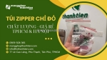 In túi zipper chỉ đỏ giá rẻ, chất lượng tại tphcm và hà nội