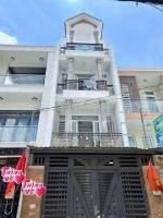 Mặt tiền 4 tầng- đường số 10 - lê văn quới-bình tân giáp tân phú- 5pn( 4 x 16)