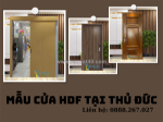 Mẫu cửa hdf tại thủ đức