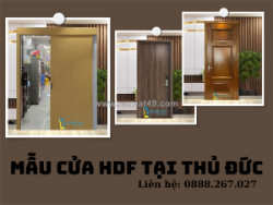 Mẫu cửa hdf tại thủ đức