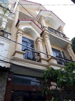 Nhà 4 tầng (6x10) hẻm 5m thông nguyễn thị búp kdc hiệp thành city chỉ 5.35 tỷ