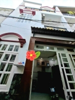 Ô tô sát nhà gần mặt tiền, mễ cốc quận 8 gần q5, 30m2, 3 tầng mới đẹp có sân