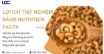 Thử nghiệm bảng nutrition facts hạt điều rang muối