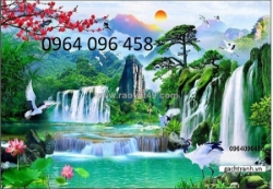 Tranh gạch 3d ốp tường tranh phong thủy - cxv433