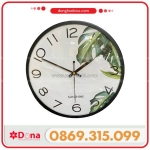 Treo đồng hồ sunshine lá cây – góc nhà mình như sáng bừng lên