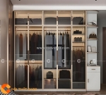 Tủ áo cánh kính gỗ công nghiệp mdf có góc trang trí dfbhgfn