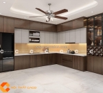 Tủ bếp gỗ công nghiệp cao cấp nn