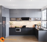 Tủ bếp gỗ công nghiệp mdf lõi xanh cao cấp ukd6734