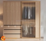 Tủ quần áo cánh kính gỗ công nghiệp mdf cửa lùa sang trọng
