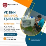 Vệ sinh điều hòa tại ba đình – đội thợ chuyên nghiệp phục vụ 24/7