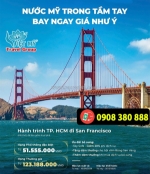 Vietnam airlines ưu đãi vé khứ hồi tp.hcm – san francisco chỉ từ 51 triệu.