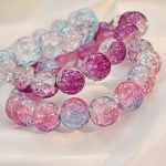 Vòng tay nữ trong suốt bằng đá vỡ