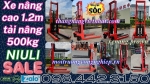 Xe nâng tay cao 1.2 mét tải trọng nâng 500kg