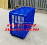 Bán buôn sóng nhựa hở, bán sọt nhựa nguyên sinh , sọt đựng rau củ trong khu siêu thị