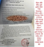 Bán đất đấu giá giãn dân tân quang - văn lâm - hưng yên (chính chủ trúng đấu