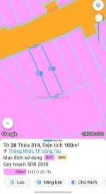 Bán đất hẻm 217 nguyễn hữu cảnh, p. thắng nhất, vũng tàu