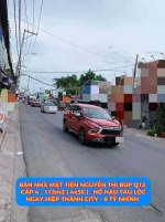 Bán nhà mặt tiền nguyễn thị búp q12 , cấp 4 -113m2 ( 4x30 ) nở hậu tài lộc , 8 tỷ nhỉnh 0932030061