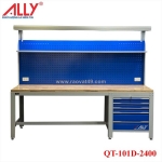 Bàn thao tác cơ khí ally qt-101d-2400 – thiết kế lớn, tải trọng cao, đáp ứng mọi nhu cầu công nghiệp