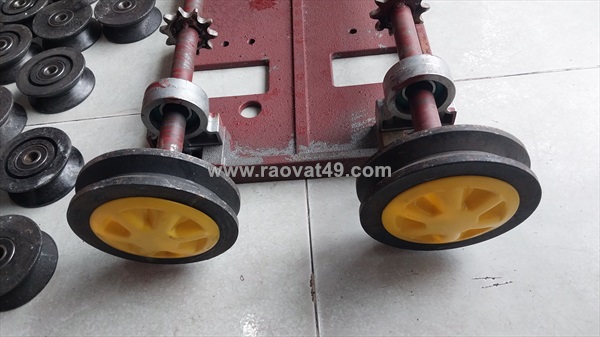 Bánh xe cổng xếp loại lớn tối ưu cho cổng dài