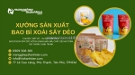 Bao bì xoài sấy dẻo, giá rẻ – thiết kế đa dạng, in ấn sắc nét